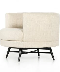 Four Hands Carmela Swivel Chair Irving Taupe