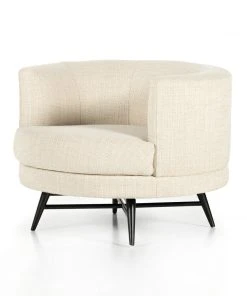 Four Hands Carmela Swivel Chair Irving Taupe
