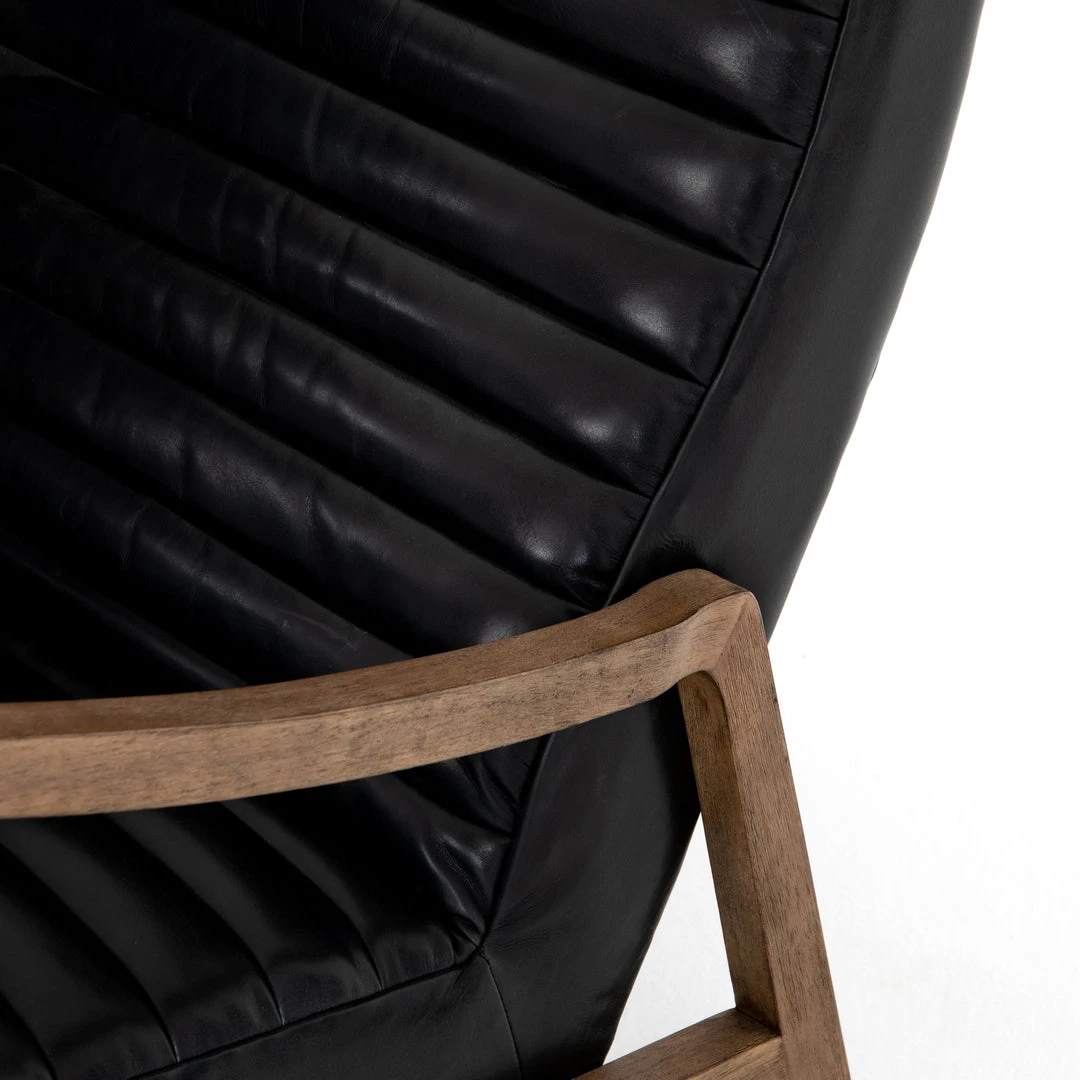 Four Hands Chance Chair Dakota Black Leather New Arrivals 8 Four Hands Chance Chair Dakota Black Leather New Arrivals