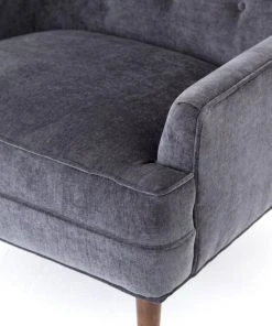 Four Hands Clermont Chair Charcoal Worn Velvet New Arrivals 13 Four Hands Clermont Chair Charcoal Worn Velvet New Arrivals