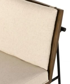 Four Hands Crete Dining Chair Saville Flax And Brown New Arrivals