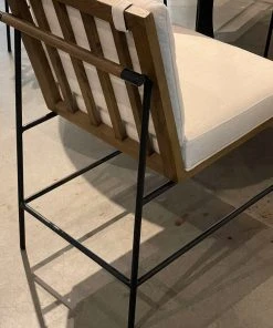 Four Hands Crete Dining Chair Saville Flax And Brown New Arrivals