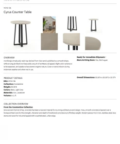 Four Hands Cyrus Round Counter Table 19 Four Hands Cyrus Round Counter Table