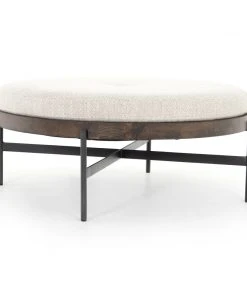 Four Hands Edwyn Large Ottoman Gibson Wheat New Arrivals