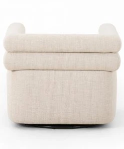 Four Hands New Arrivals Evie Swivel Chair Hampton Cream