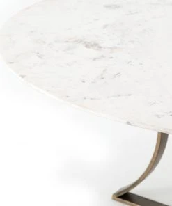 Four Hands New Arrivals Gage Dining Table Polished White Marble 14 Four Hands New Arrivals Gage Dining Table Polished White Marble