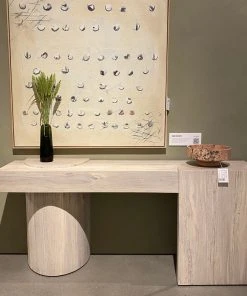 Four Hands Georgie Console Table Bleached Spalted New Arrivals