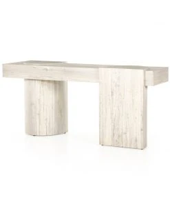 Four Hands Georgie Console Table Bleached Spalted New Arrivals
