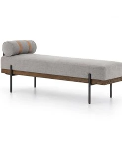 Four Hands Giorgio Accent Bench Zion Ash New Arrivals