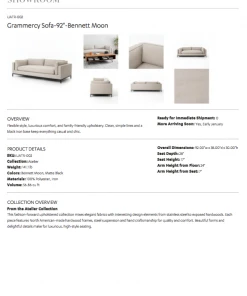 Four Hands New Arrivals Grammercy Sofa Bennett Moon