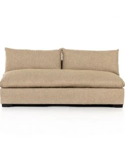 Four Hands Grant Armless Sofa Heron Sand New Arrivals