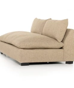 Four Hands Grant Armless Sofa Heron Sand New Arrivals
