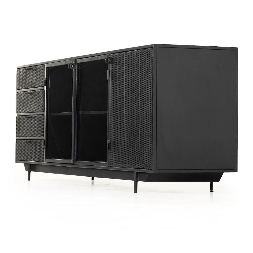 Four Hands Hendrick Media Console Black New Arrivals 8 Four Hands Hendrick Media Console Black New Arrivals