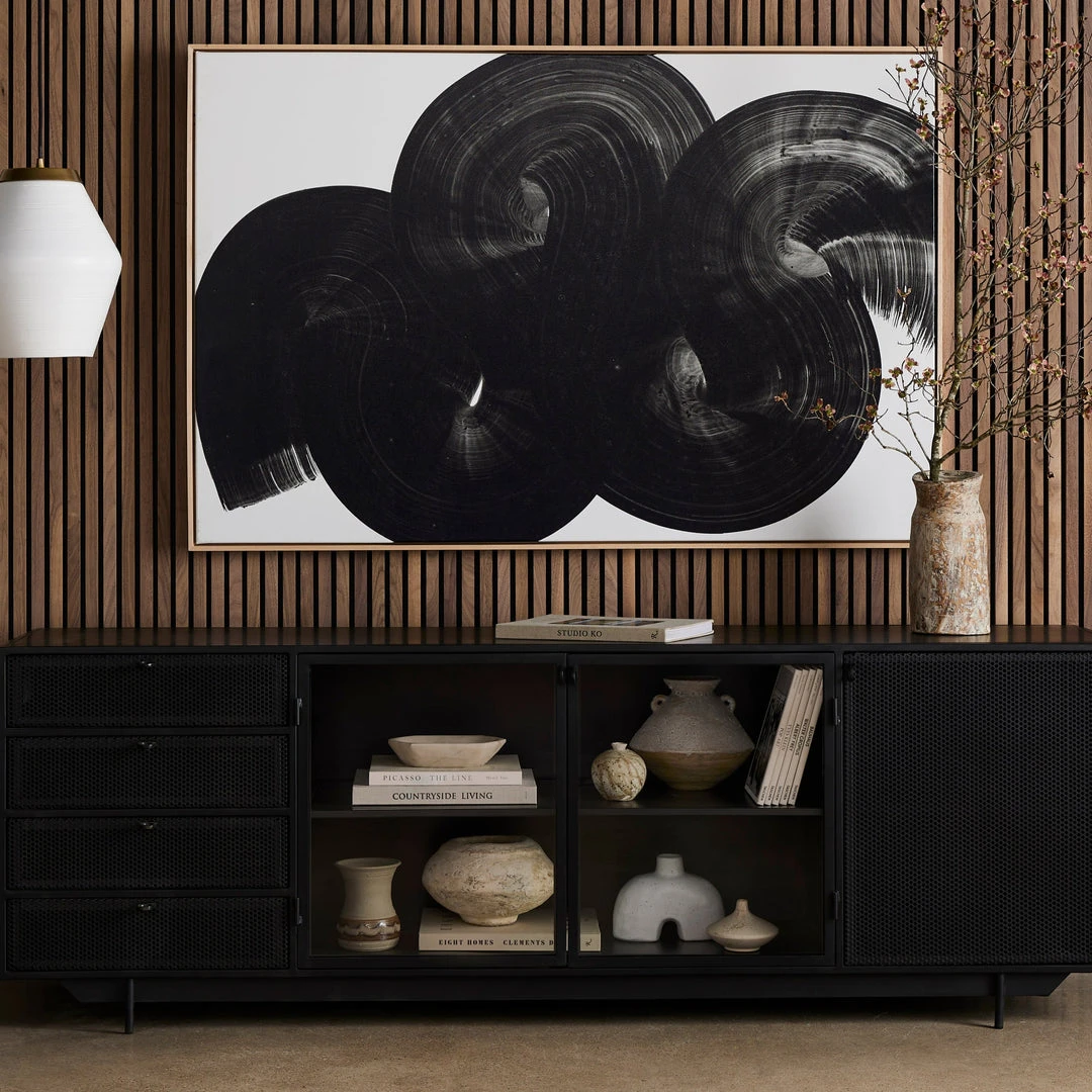 Four Hands Hendrick Media Console Black New Arrivals 4 Four Hands Hendrick Media Console Black New Arrivals