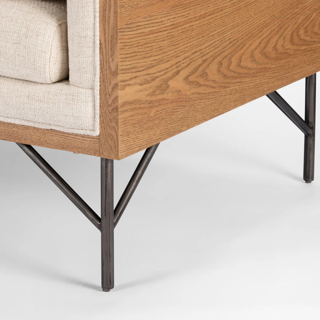 Four Hands New Arrivals Holden Chaise Thames Cream 7 Four Hands New Arrivals Holden Chaise Thames Cream