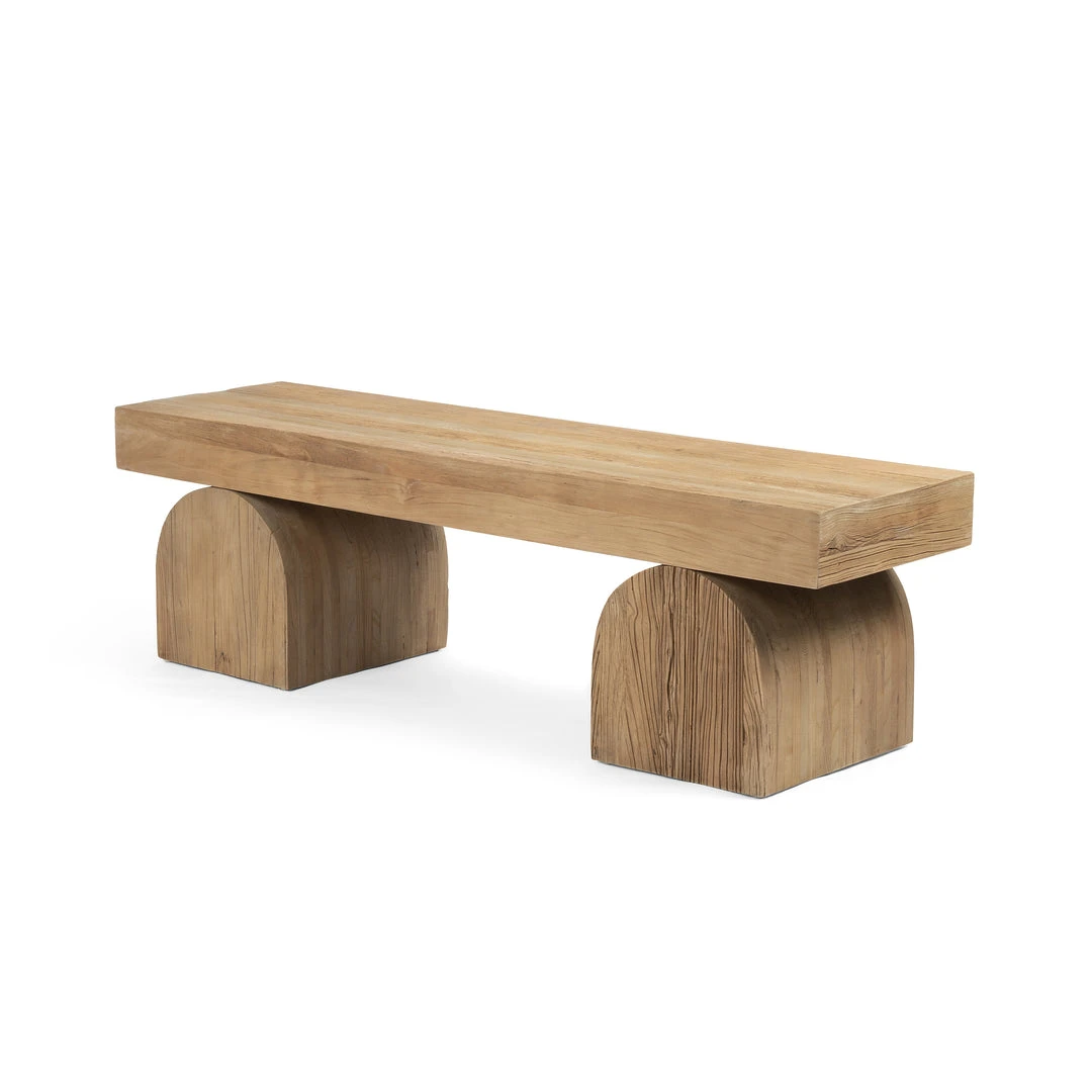 Four Hands Keane Bench Natural Elm New Arrivals 3 Four Hands Keane Bench Natural Elm New Arrivals