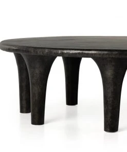 Four Hands New Arrivals Kelden Coffee Table Raw Black