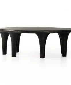 Four Hands New Arrivals Kelden Coffee Table Raw Black