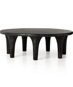 Four Hands New Arrivals Kelden Coffee Table Raw Black