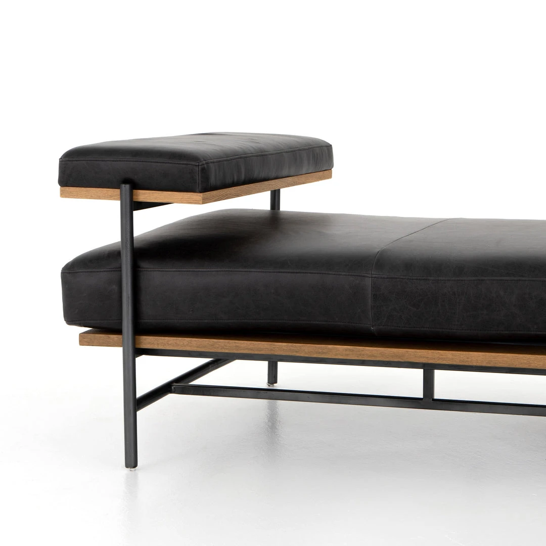 Four Hands New Arrivals Kennon Chaise Sonoma Black Four Hands New Arrivals Kennon Chaise Sonoma Black
