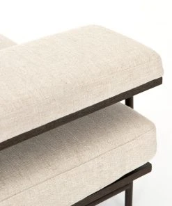 Four Hands Kennon Chaise Thames Cream New Arrivals