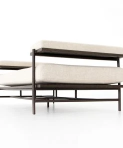 Four Hands Kennon Chaise Thames Cream New Arrivals