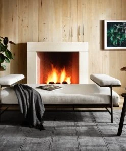 Four Hands Kennon Chaise Thames Cream New Arrivals