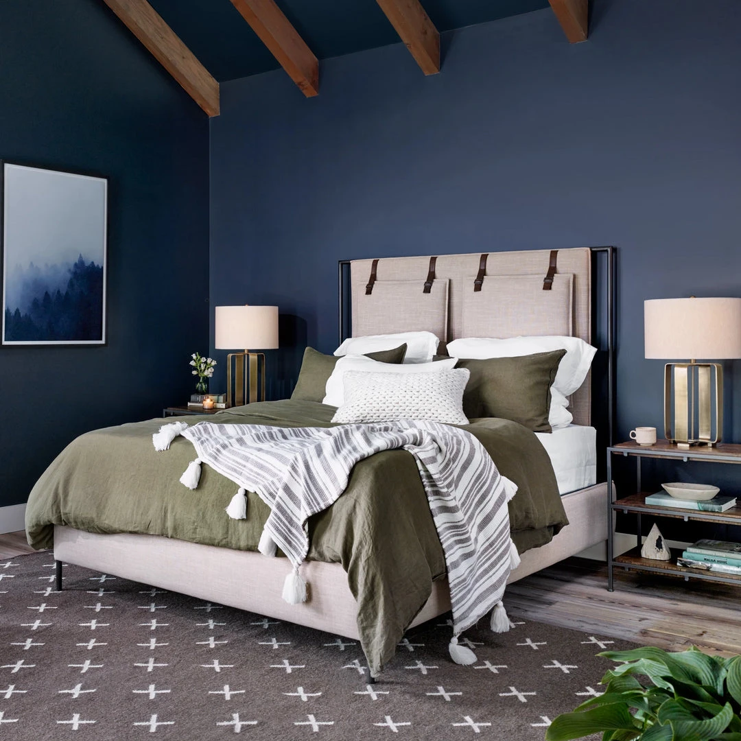 Four Hands New Arrivals Leigh Upholstered Bed 4 Four Hands New Arrivals Leigh Upholstered Bed