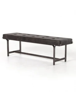 Four Hands New Arrivals Lindy Bench Rialto Ebony