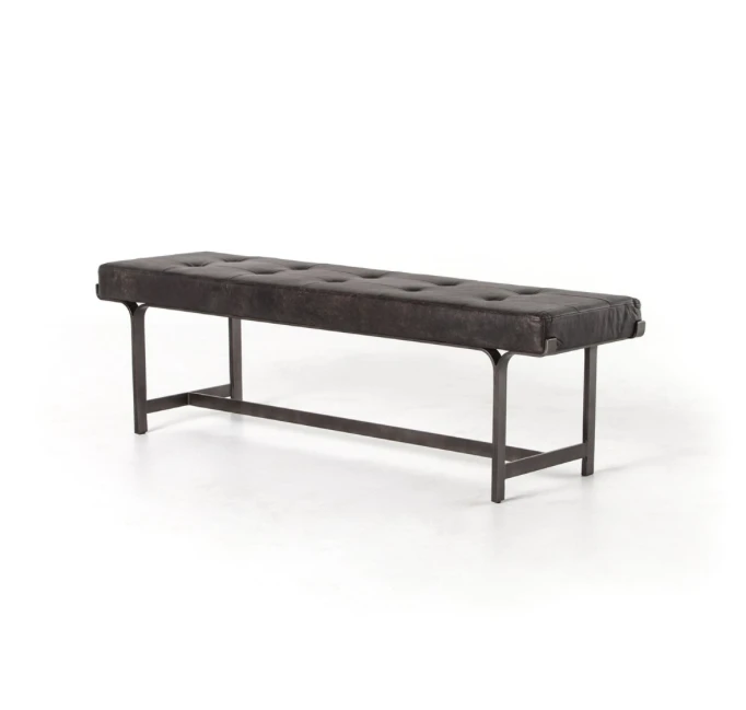 Four Hands New Arrivals Lindy Bench Rialto Ebony 3 Four Hands New Arrivals Lindy Bench Rialto Ebony