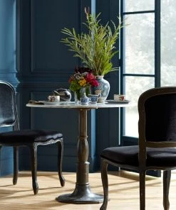 Four Hands Lucy Bistro Table Carbon Wash