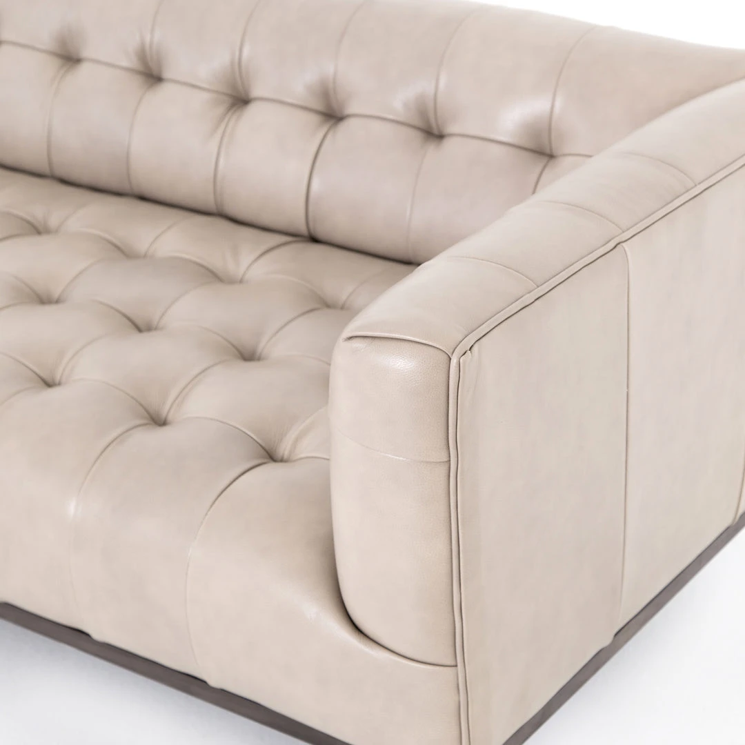 Four Hands Marlin Leather Sofa 96" Dusty Stone New Arrivals 7 Four Hands Marlin Leather Sofa 96" Dusty Stone New Arrivals