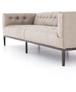 Four Hands Marlin Leather Sofa 96" Dusty Stone New Arrivals 16 Four Hands Marlin Leather Sofa 96