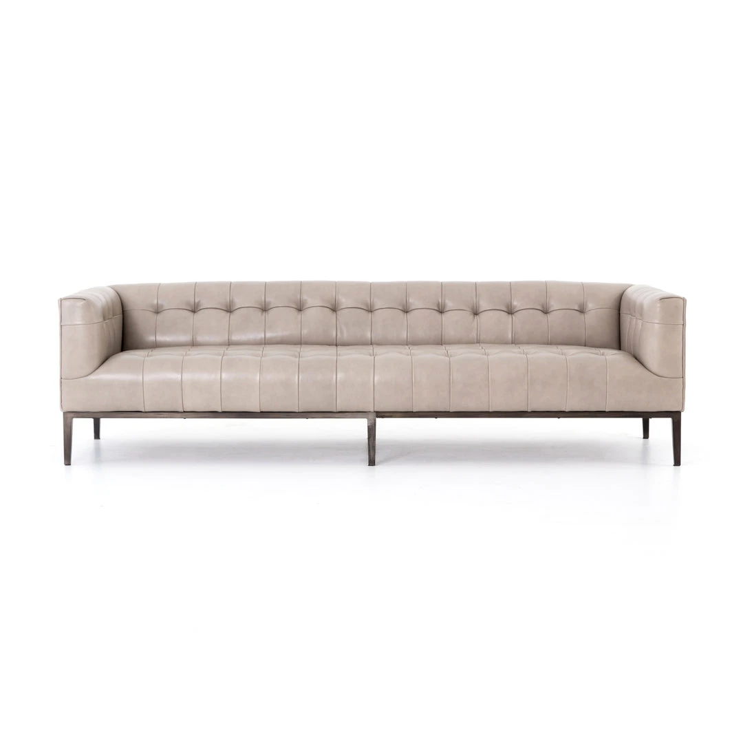 Four Hands Marlin Leather Sofa 96" Dusty Stone New Arrivals 5 Four Hands Marlin Leather Sofa 96" Dusty Stone New Arrivals