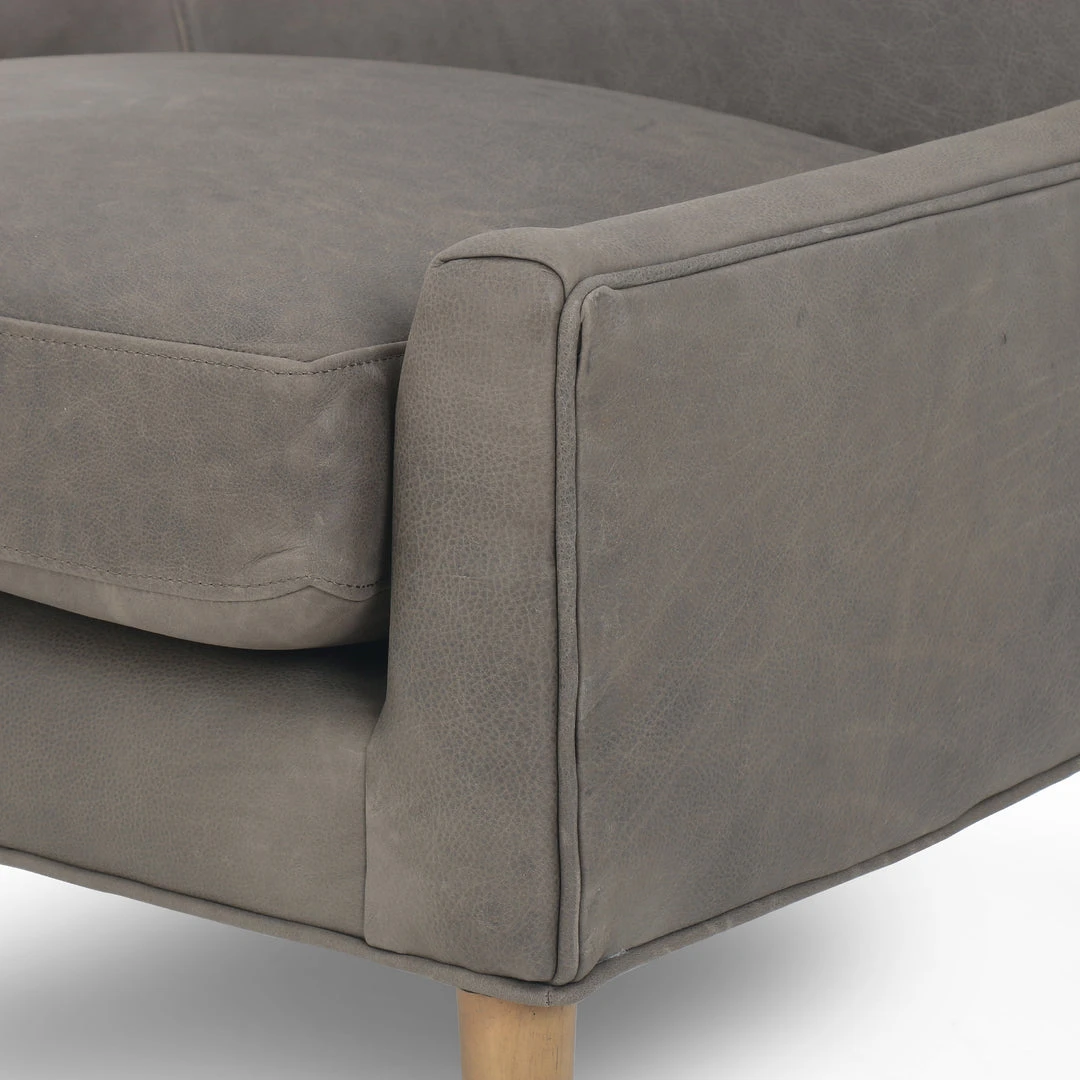 Four Hands Marlow Wing Chair Umber Pewter Leather New Arrivals 8 Four Hands Marlow Wing Chair Umber Pewter Leather New Arrivals