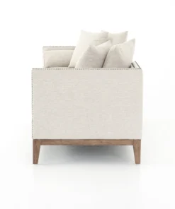 Four Hands Mercury Double Chaise Noble Platinum 10 Four Hands Mercury Double Chaise Noble Platinum