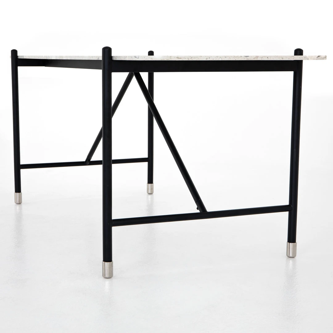 Four Hands New Arrivals Mona Desk White Terrazzo 6 Four Hands New Arrivals Mona Desk White Terrazzo