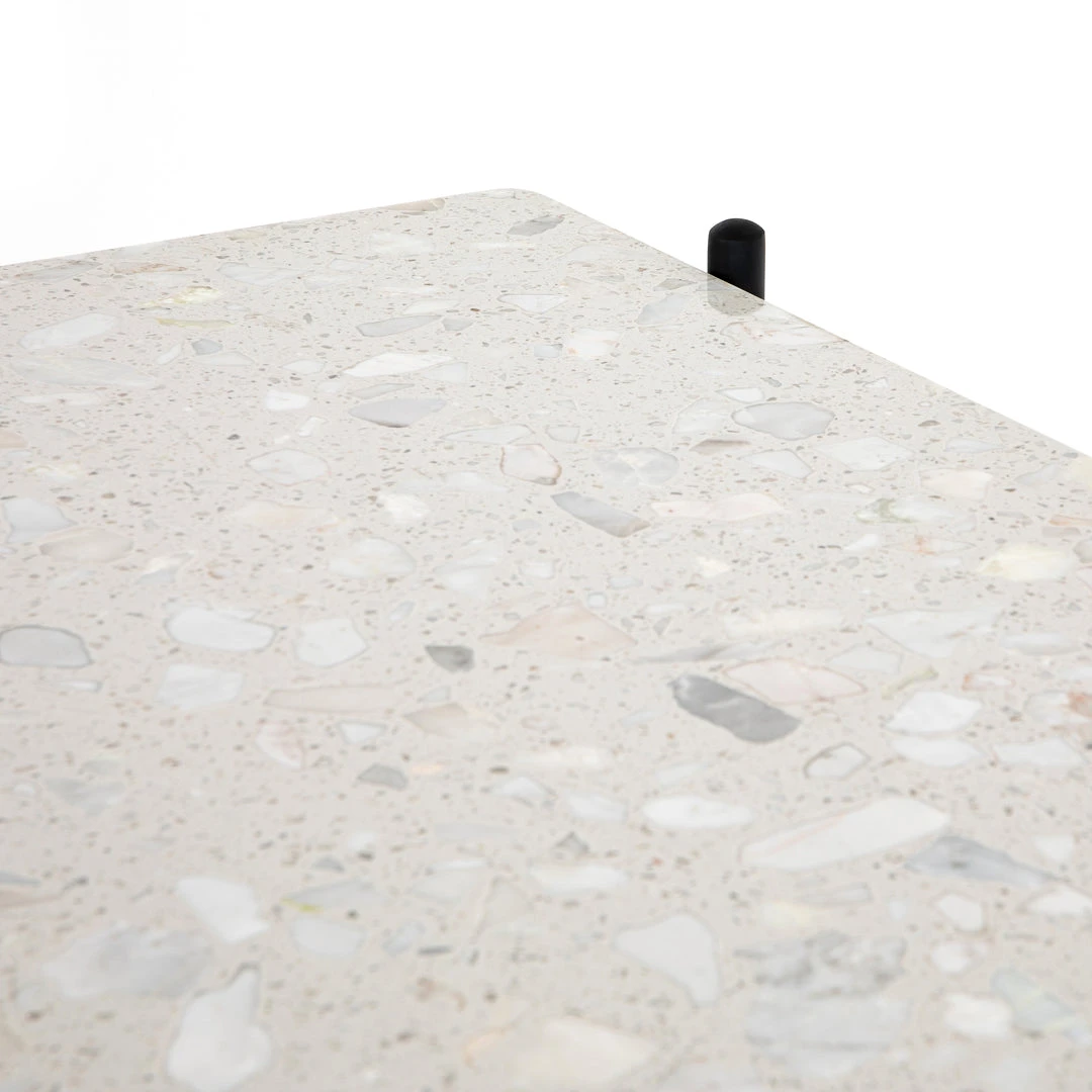 Four Hands New Arrivals Mona Desk White Terrazzo 12 Four Hands New Arrivals Mona Desk White Terrazzo