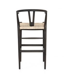 Four Hands New Arrivals Muestra Bar Stool Black Teak 11 Four Hands New Arrivals Muestra Bar Stool Black Teak