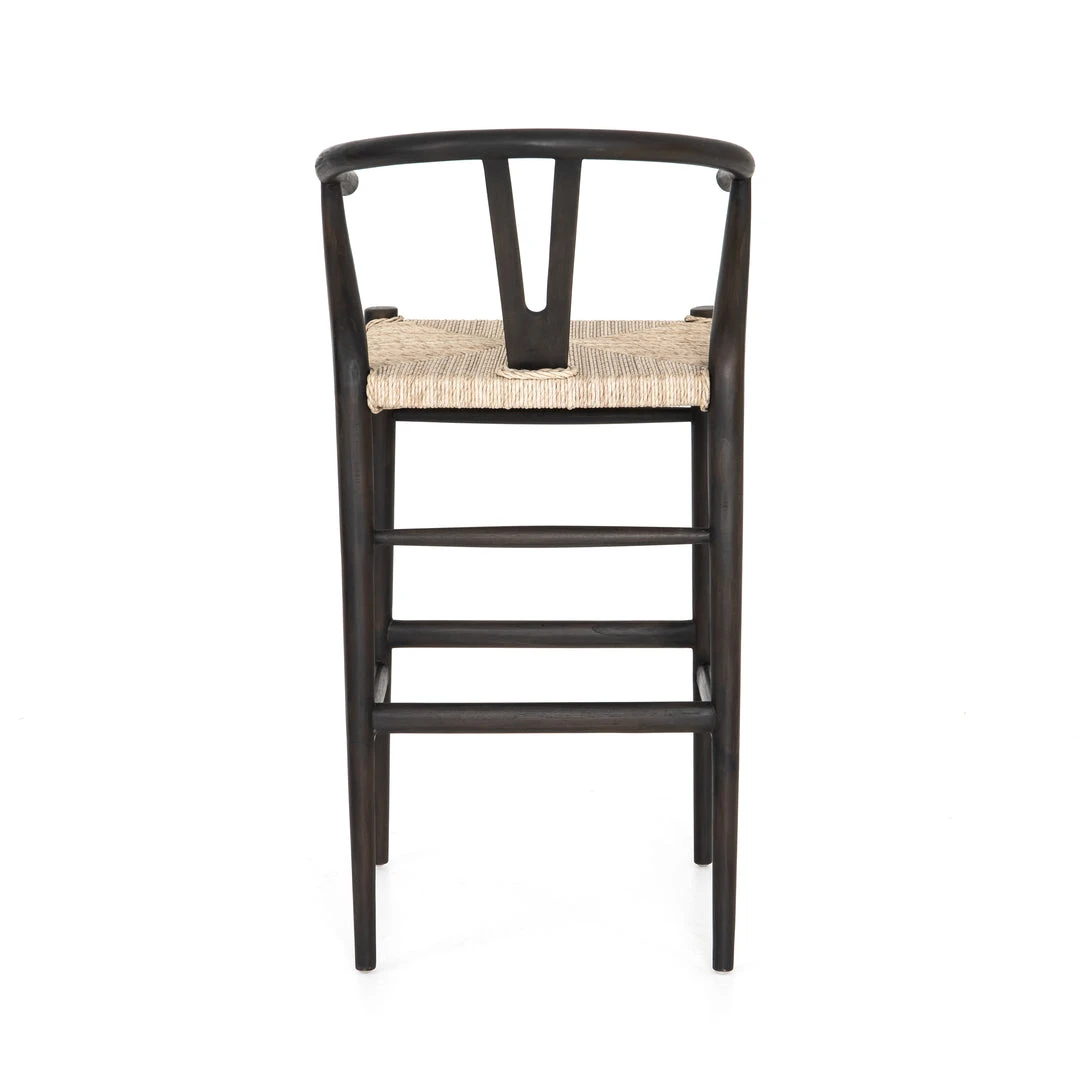 Four Hands New Arrivals Muestra Bar Stool Black Teak 5 Four Hands New Arrivals Muestra Bar Stool Black Teak