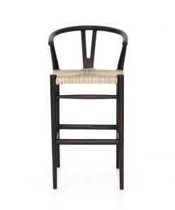 Four Hands New Arrivals Muestra Bar Stool Black Teak 12 Four Hands New Arrivals Muestra Bar Stool Black Teak