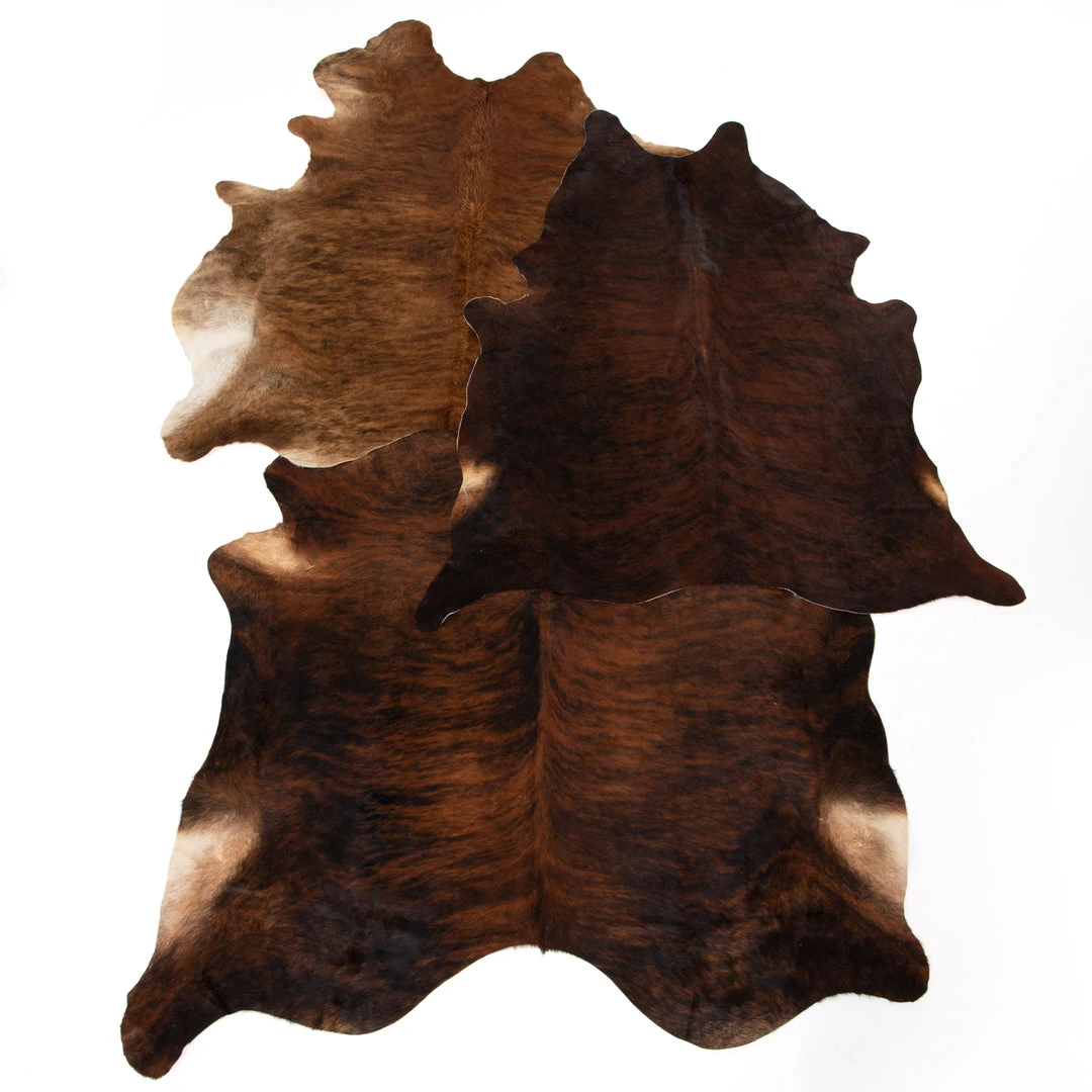 Four Hands Natural Cowhide Rug Brindle 6 Four Hands Natural Cowhide Rug Brindle