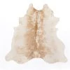Four Hands Modern Cowhide Rug Natural Brown