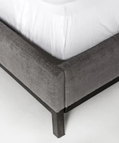 Four Hands Newhall Bed Harbor Grey Upholstery 6 Four Hands Newhall Bed Harbor Grey Upholstery