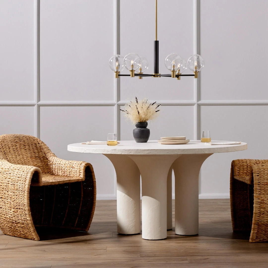 Four Hands Parra Dining Table Plaster Molded Concrete 4 Four Hands Parra Dining Table Plaster Molded Concrete