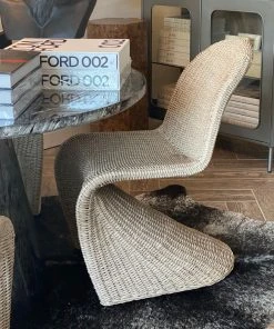 Four Hands Portia Outdoor Dining Chair Vintage White