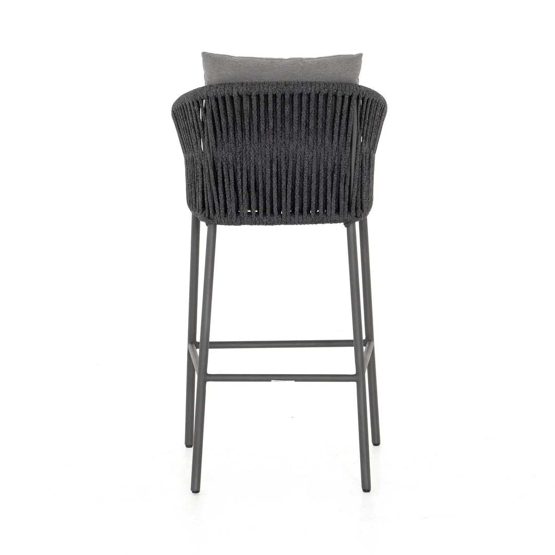 Four Hands Porto Outdoor Bar Stool Charcoal 17 Four Hands Porto Outdoor Bar Stool Charcoal