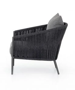 Four Hands New Arrivals Porto Outdoor Chair Charcoal 13 Four Hands New Arrivals Porto Outdoor Chair Charcoal