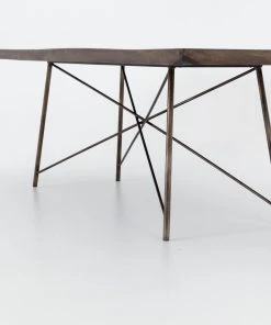 Four Hands Rocky Dining Table Bronzed Iron