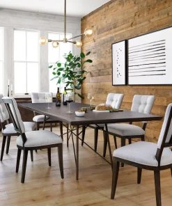 Four Hands Rocky Dining Table Bronzed Iron